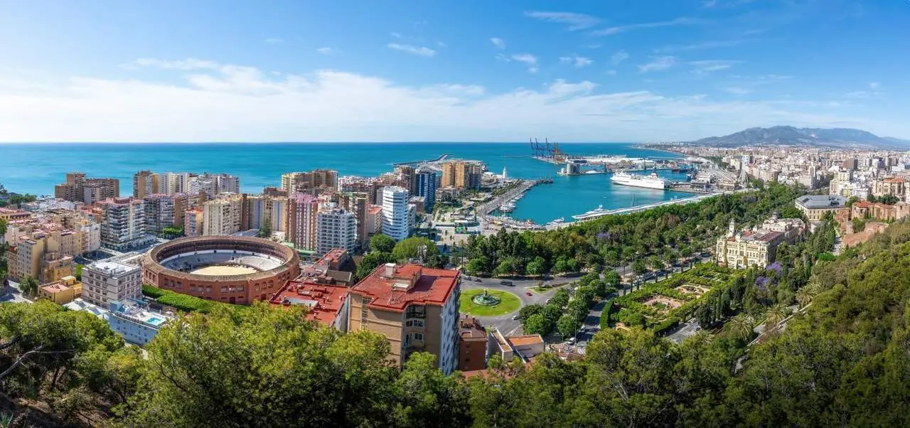 Panor&aacute;mica de M&aacute;laga. - VM