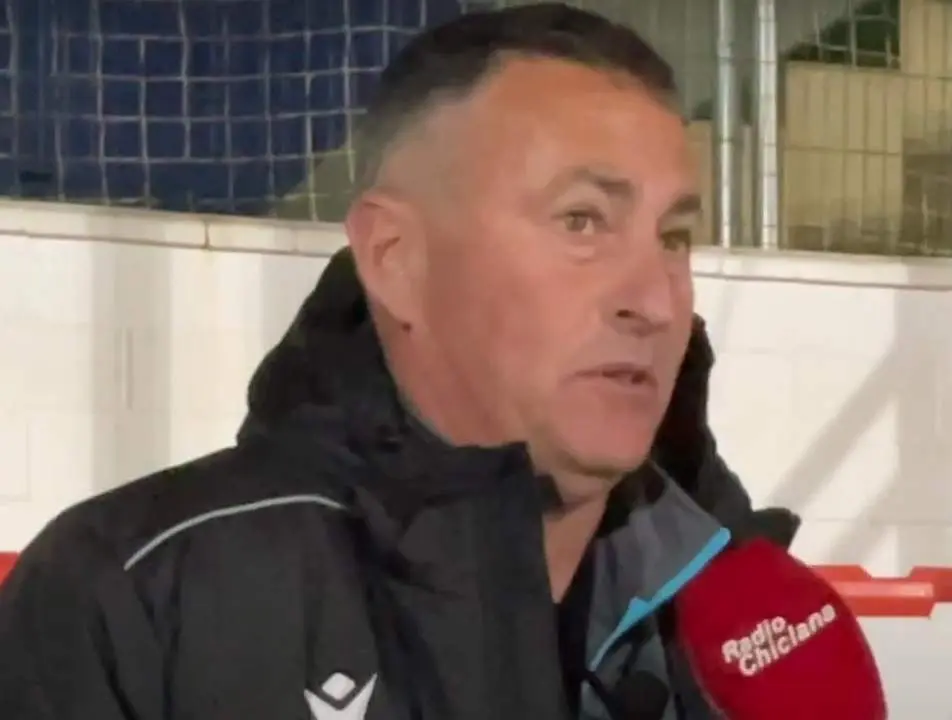 Alfonso Cortijo, entrenador del Chiclana. - 