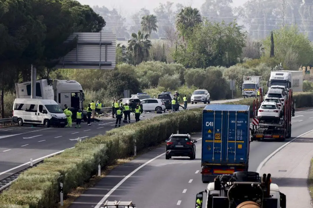 El lugar del accidente. - efe