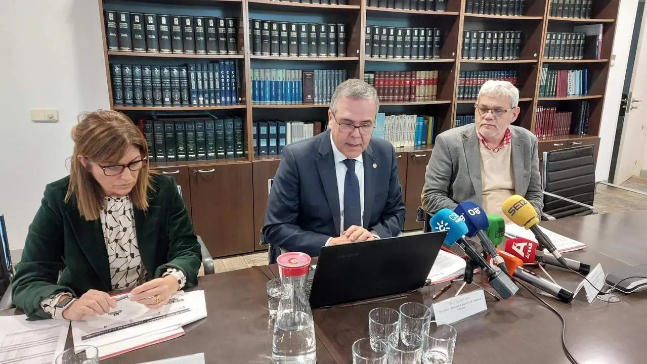 Carlos Fenoy, durante el balance 2023 de la C&aacute;mara - AI