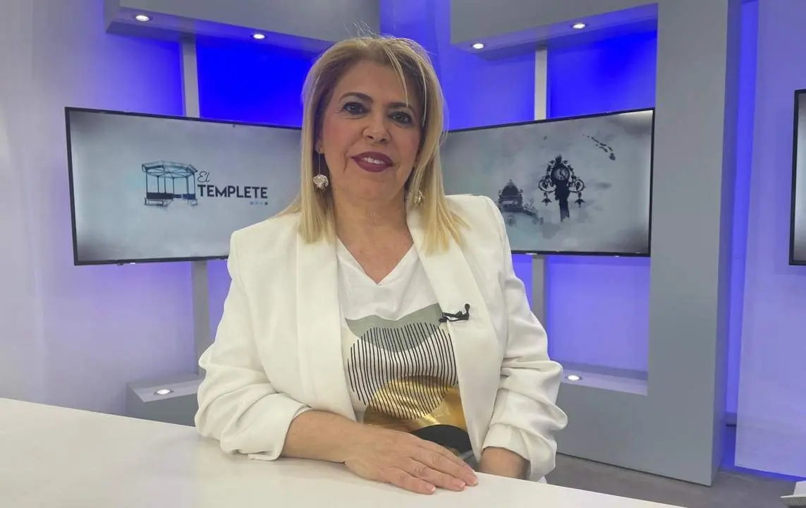 Mamen S&aacute;nchez, en el programa 'El Templete', de 7 TV Jerez.  - Andaluc&iacute;a Informaci&oacute;n
