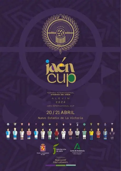 Cartel de la primera edici&oacute;n del Torneo Intercional Alev&iacute;n Ja&eacute;n Cup - REAL JA&Eacute;N