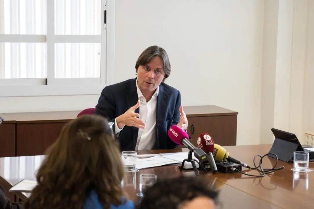 El rector de la UPO, Francisco Oliva. - EP.