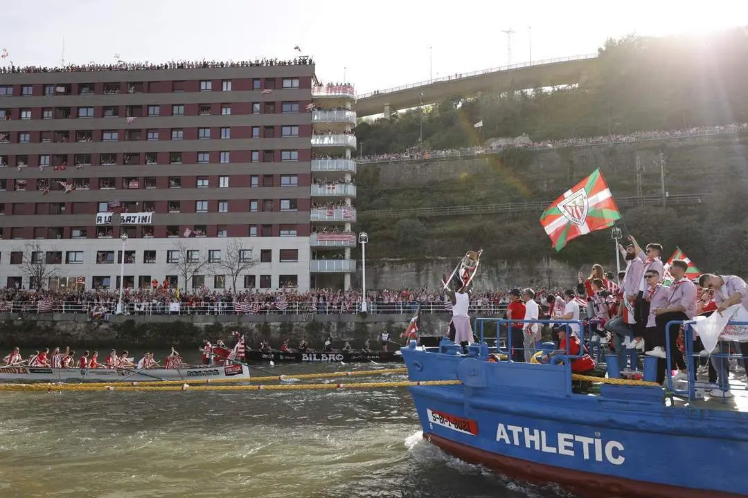 La celebraci&oacute;n del Athletic. - EFE