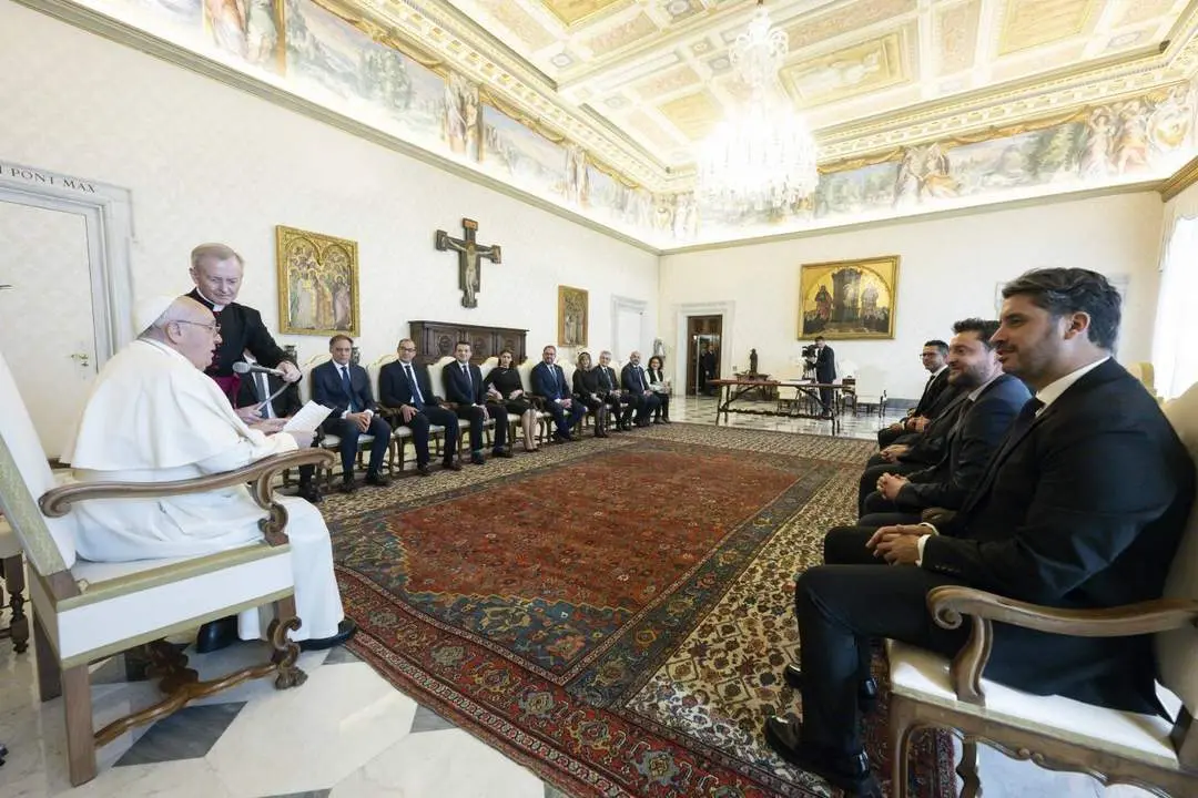 La reuni&oacute;n en el Vaticano. - EFE