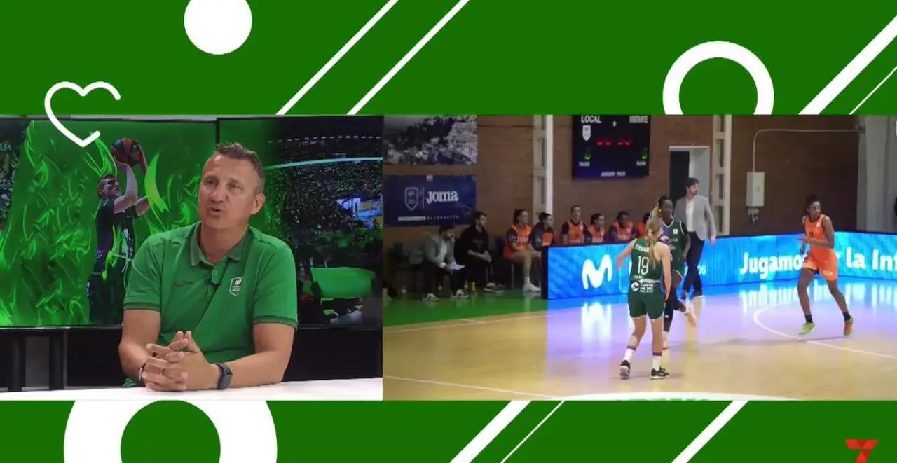 El entrenador del Unicaja Mijas, Jes&uacute;s L&aacute;zaro. - 7TV