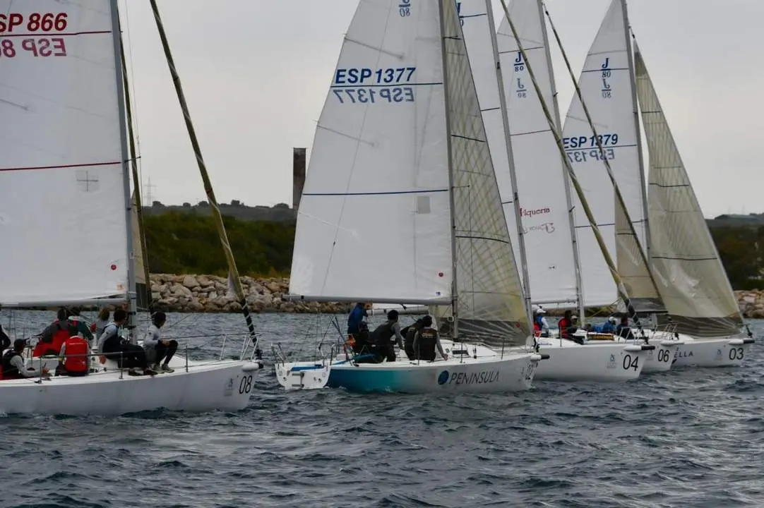 Un momento de una de las regatas del Campeonato de Andaluc&iacute;a - AI