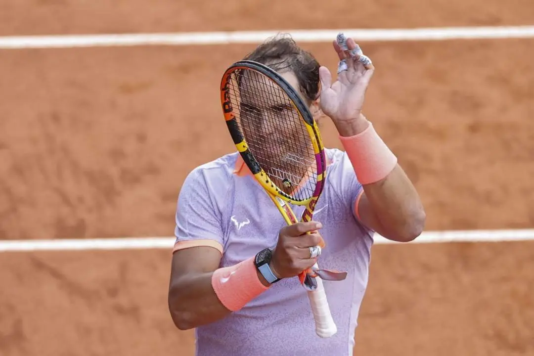 Rafa Nadal, hoy en Madrid. - EFE