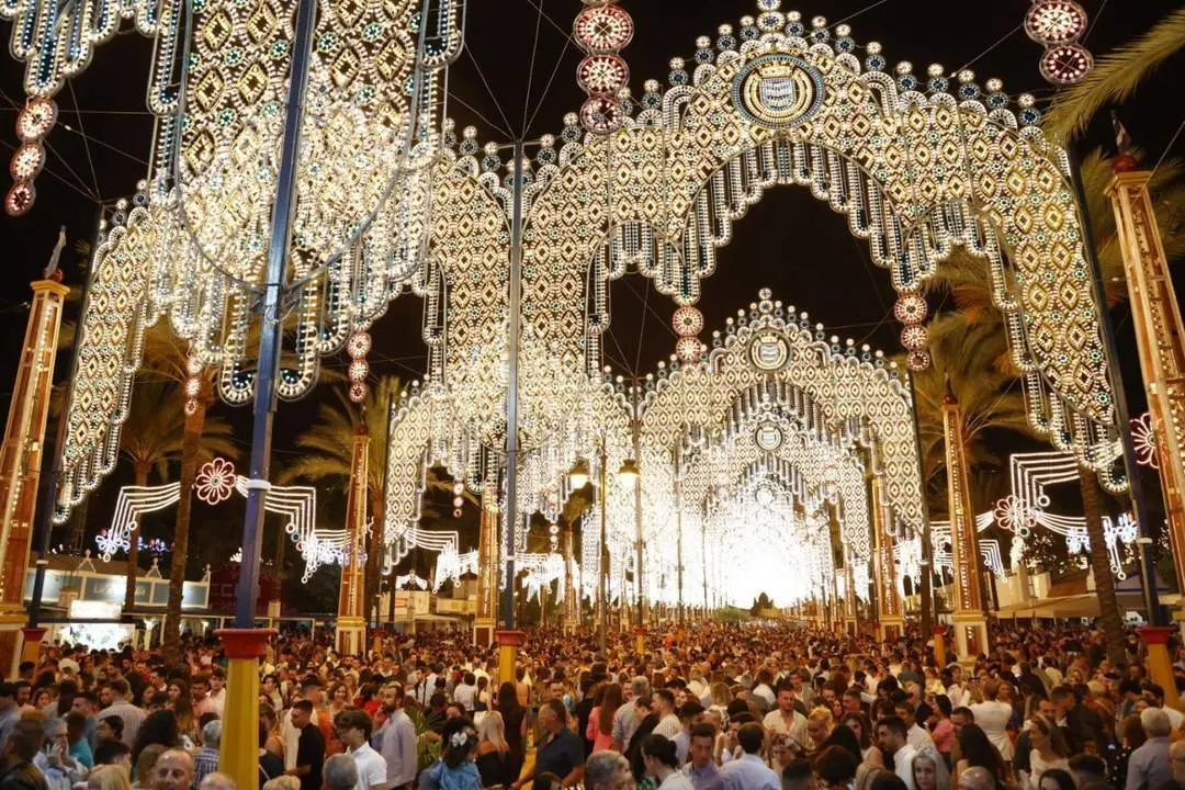 Noche inaugural de la Feria del Caballo en 2023.  - Cristo Garc&iacute;a