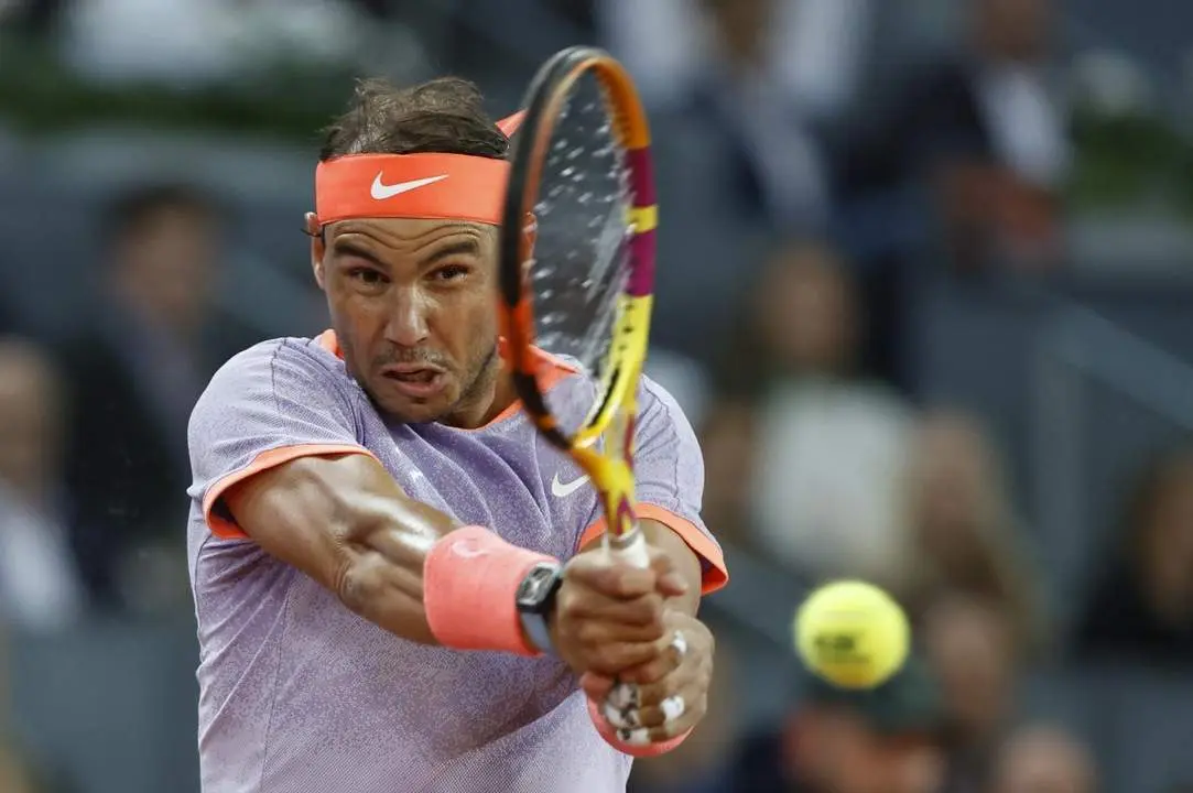 Rafa Nadal, en el Mutua Madrid Open. - EFE