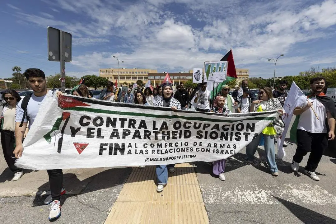 Protestas en la UMA. - Daniel P&eacute;rez/EFE