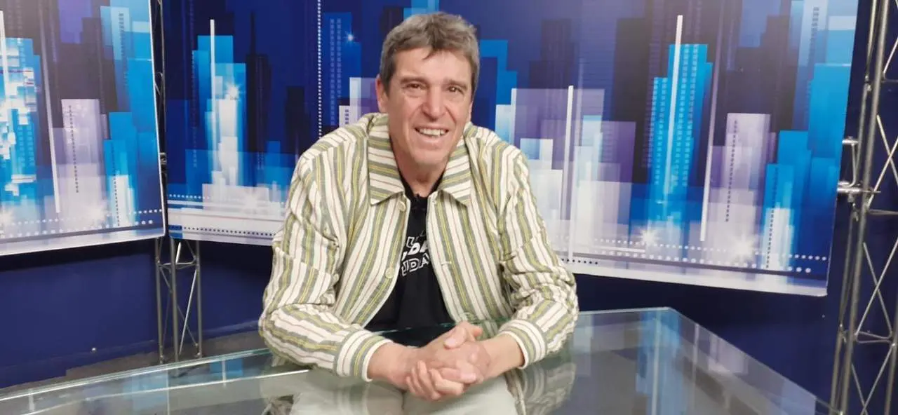 Javier Ojeda en 7 TV M&aacute;laga. - Pablo Ruiz