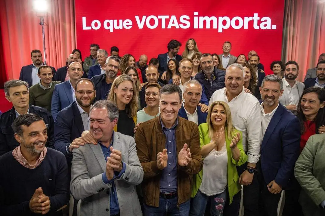 Pedro S&aacute;nchez en su visita a Jerez - Efe/Rom&aacute;n R&iacute;os