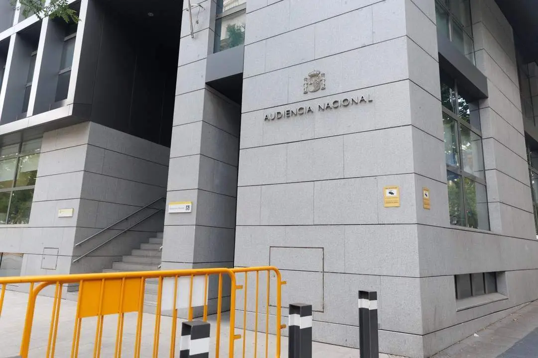 Entrada de la Audiencia Nacional. - Europa Press