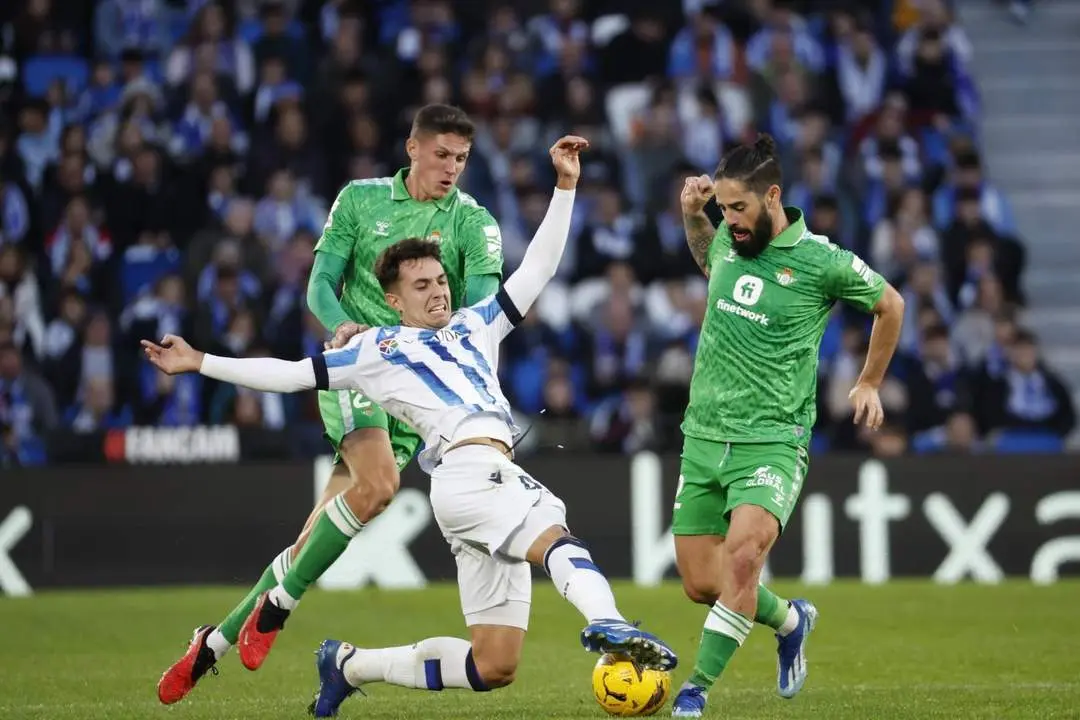 El Real Sociedad-Real Betis de la primera vuelta. - EFE