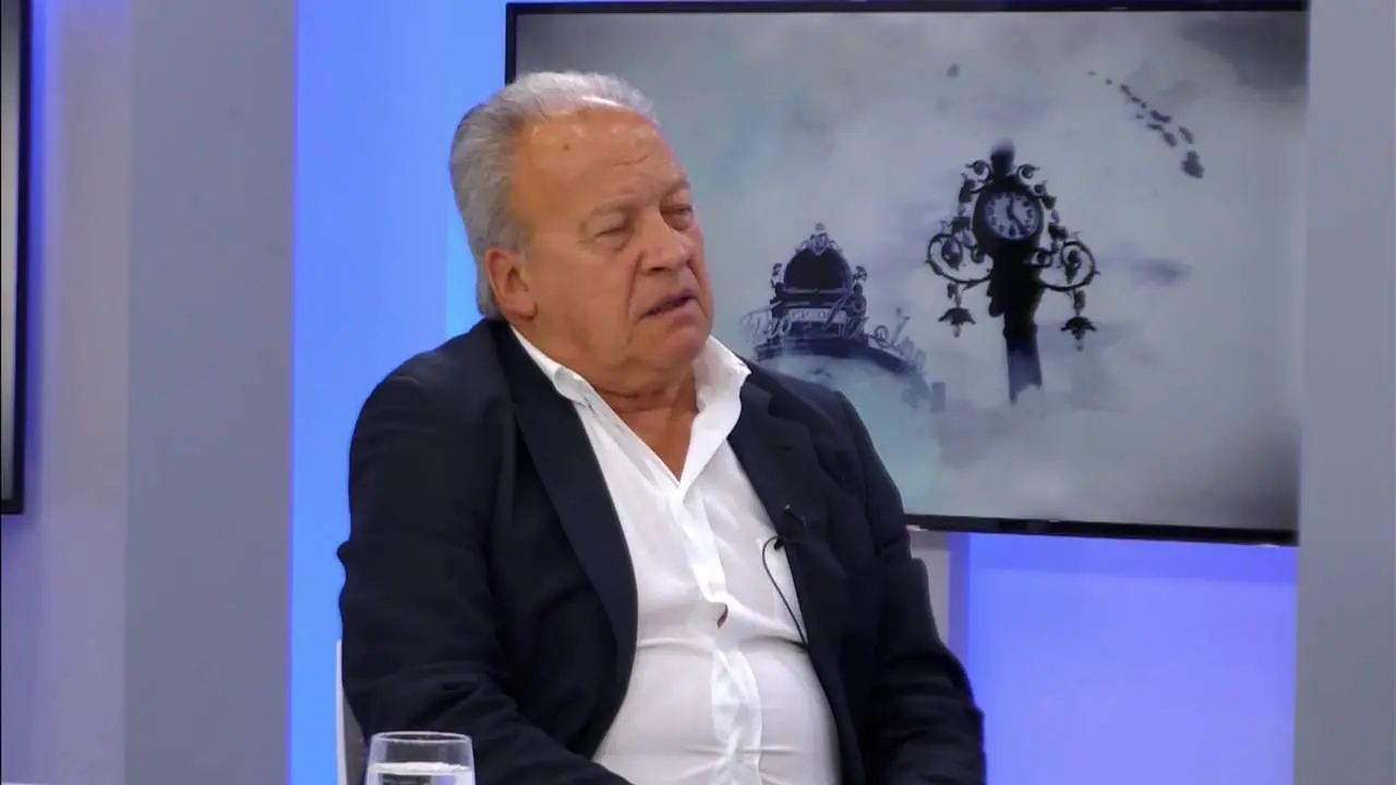 El exalcalde Pedro Pacheco, en el programa 'El Templete', de 7 TV. | Viva Jerez.