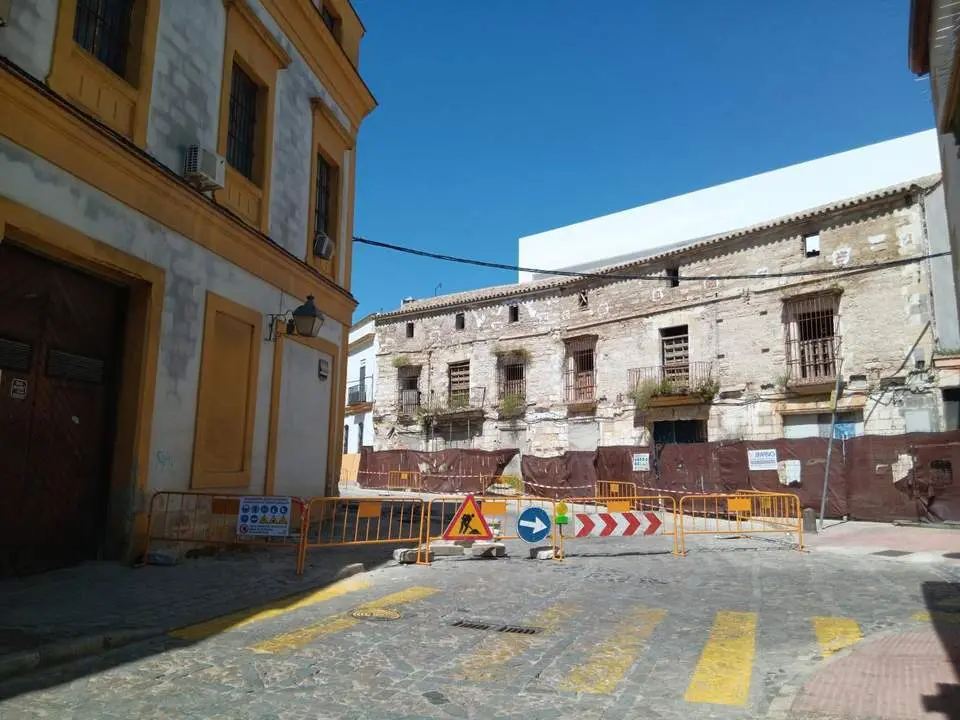 La calle Barranco, en obras.  - F.C.A.