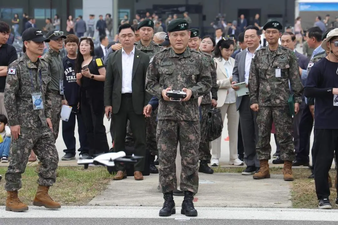 Muestra de drones de Corea del Sur. - EFE
