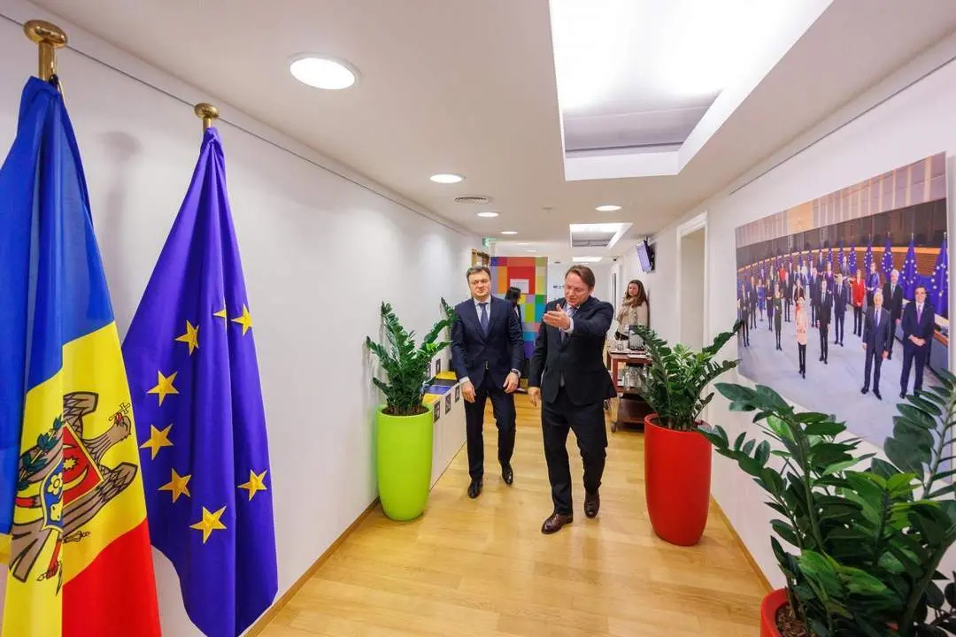 Encuentro con Moldavia sobre su ingreso en la UE. - EFE