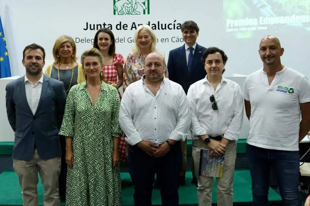 Mercedes Colombo, con las empresas finalistas. - EP