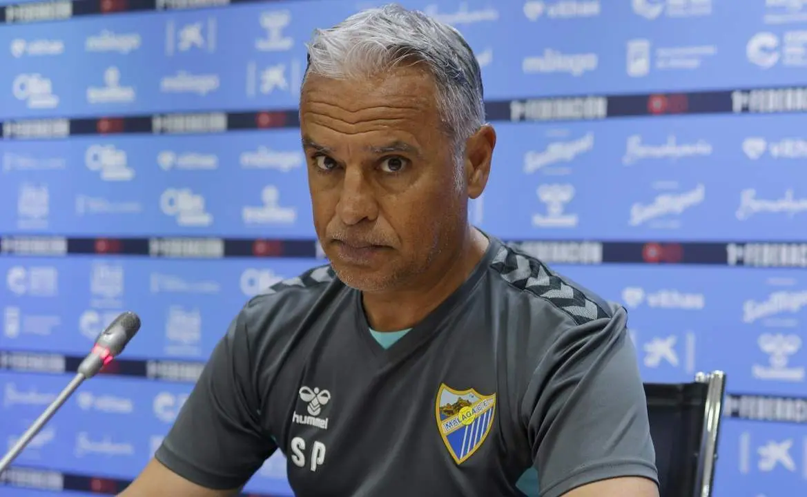 Pellicer en rueda de prensa. - M&aacute;laga CF