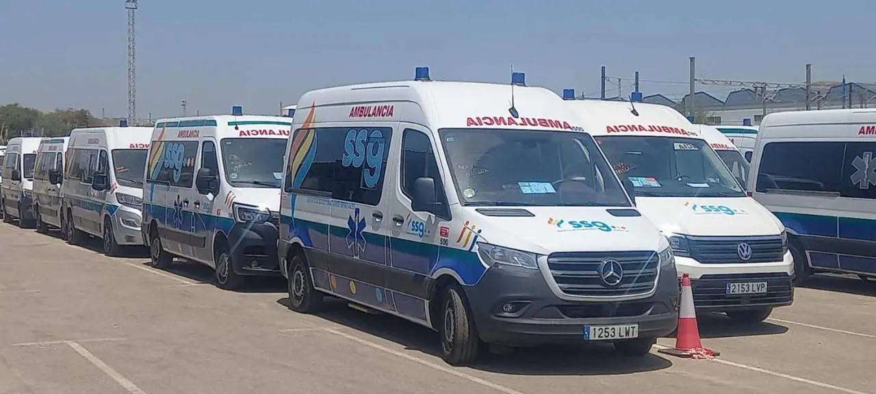 Nuevas ambulancias.  - Junta