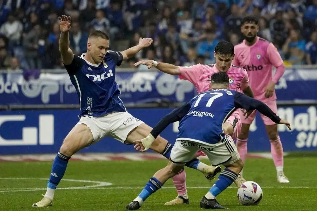 Real Oviedo-Eibar. - EFE