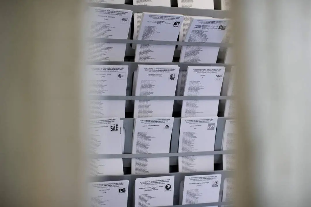 Papeletas electorales. - EFE