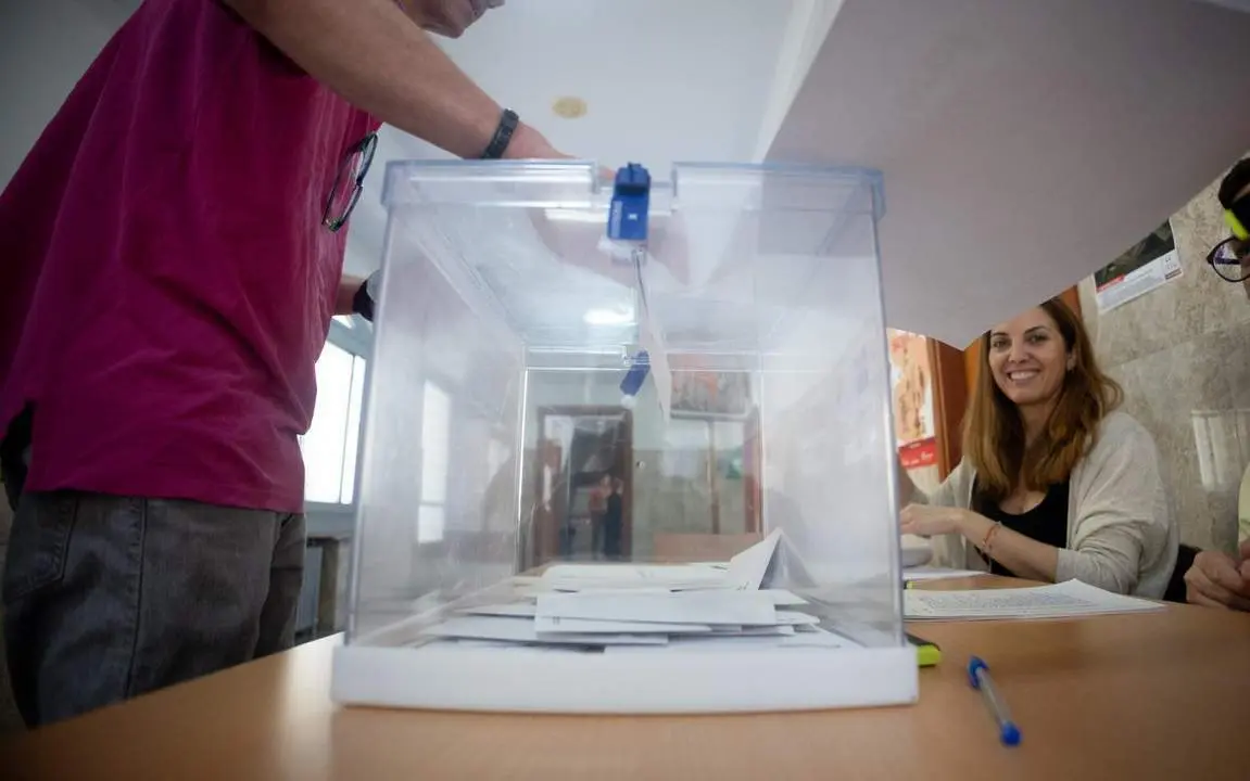 Un colegio electoral. - EP