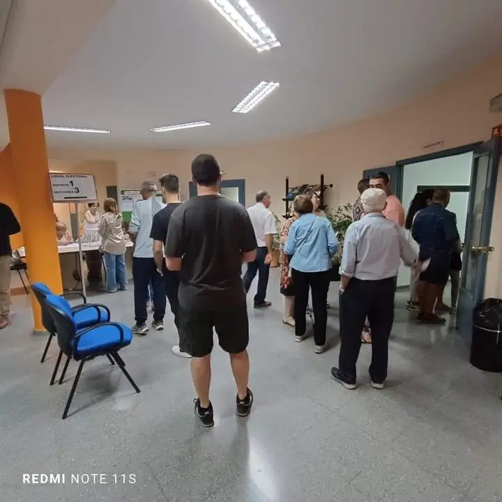 Uno de los colegios electorales de Ronda este 9 de junio.  - Ronda Semanal