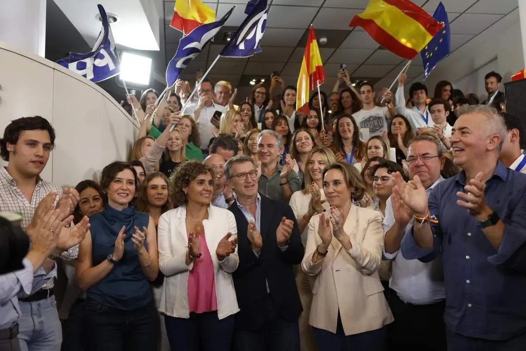 Celebraci&oacute;n en la sede del PP. - EFE