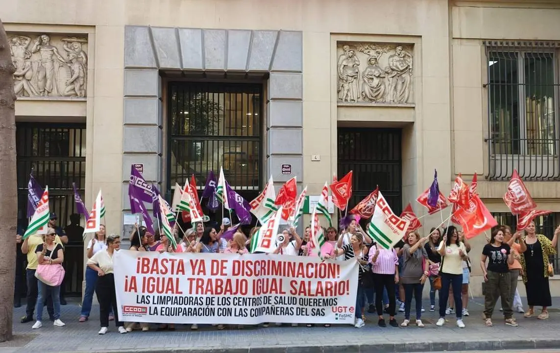 Protesta de las trabajadoras de la limpieza (archivo). - CCOO
