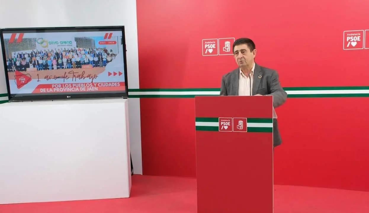 Francisco Reyes en rueda de prensa.  - PSOE Ja&eacute;n