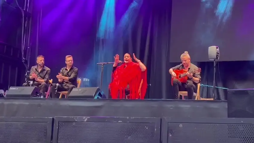 El sentido homenaje flamenco de Le&oacute;n a la Venta de Vargas con San Fernando muy presente