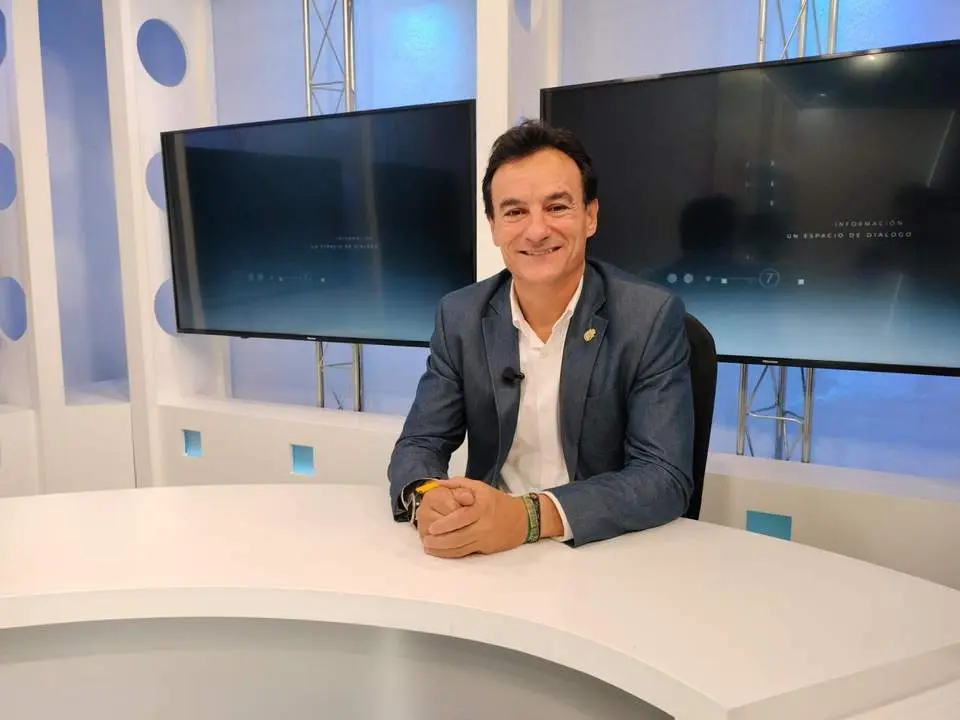 Agust&iacute;n Gonz&aacute;lez en el plat&oacute; de 7TV Ja&eacute;n.  - VIVA Ja&eacute;n