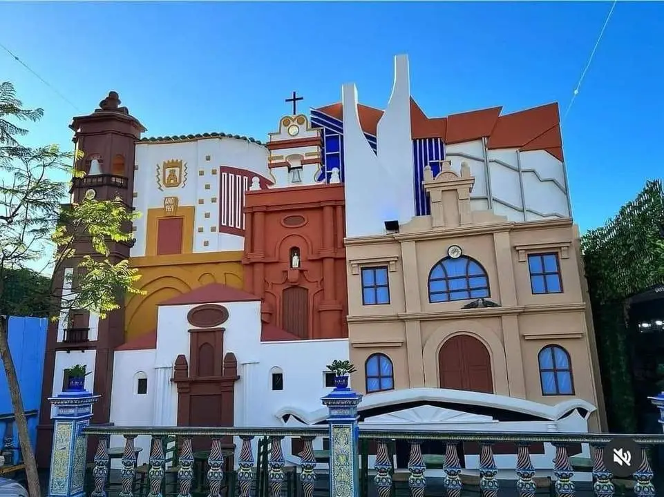 Fachada de la caseta de Los Buyitas. - AI