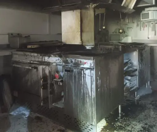 Incendio en la cocina. - EFE