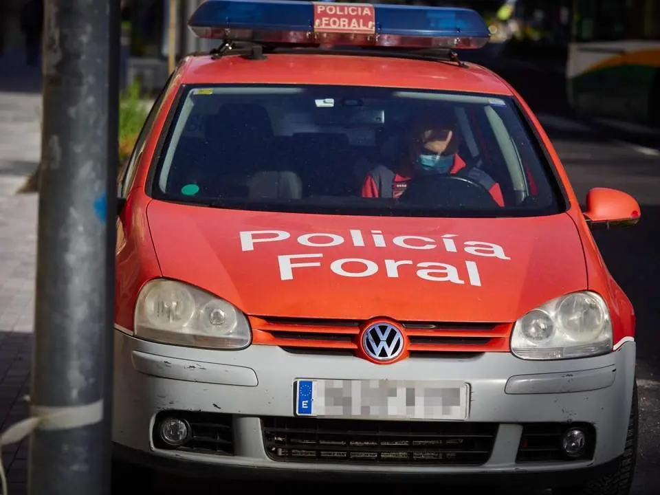 Un coche de la Polic&iacute;a Foral. | Europa Press.