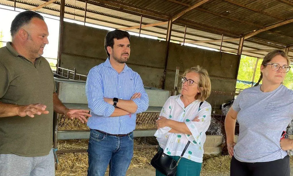 Un momento de la visita.  - Viva