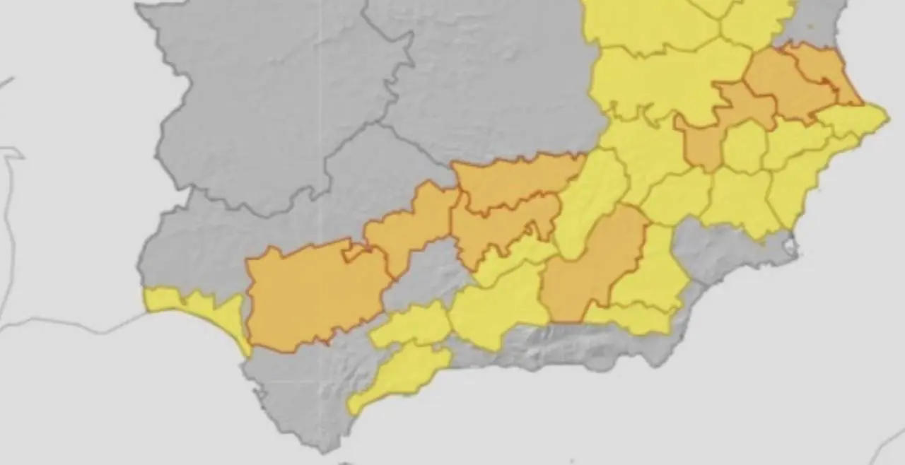 Aviso amarillo en la costa onubense - Aemet