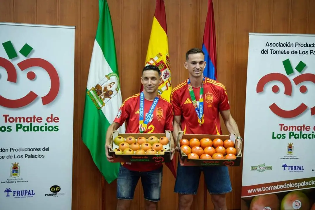 Los futbolistas del Sevilla y del PSG, Jes&uacute;s Navas y Fabi&aacute;n. - efe