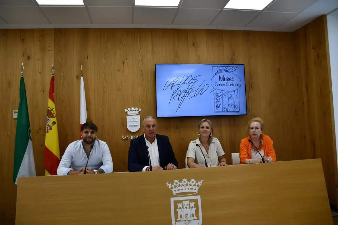 Firma del convenio sobre Carlos Pacheco en San Roque. - AI