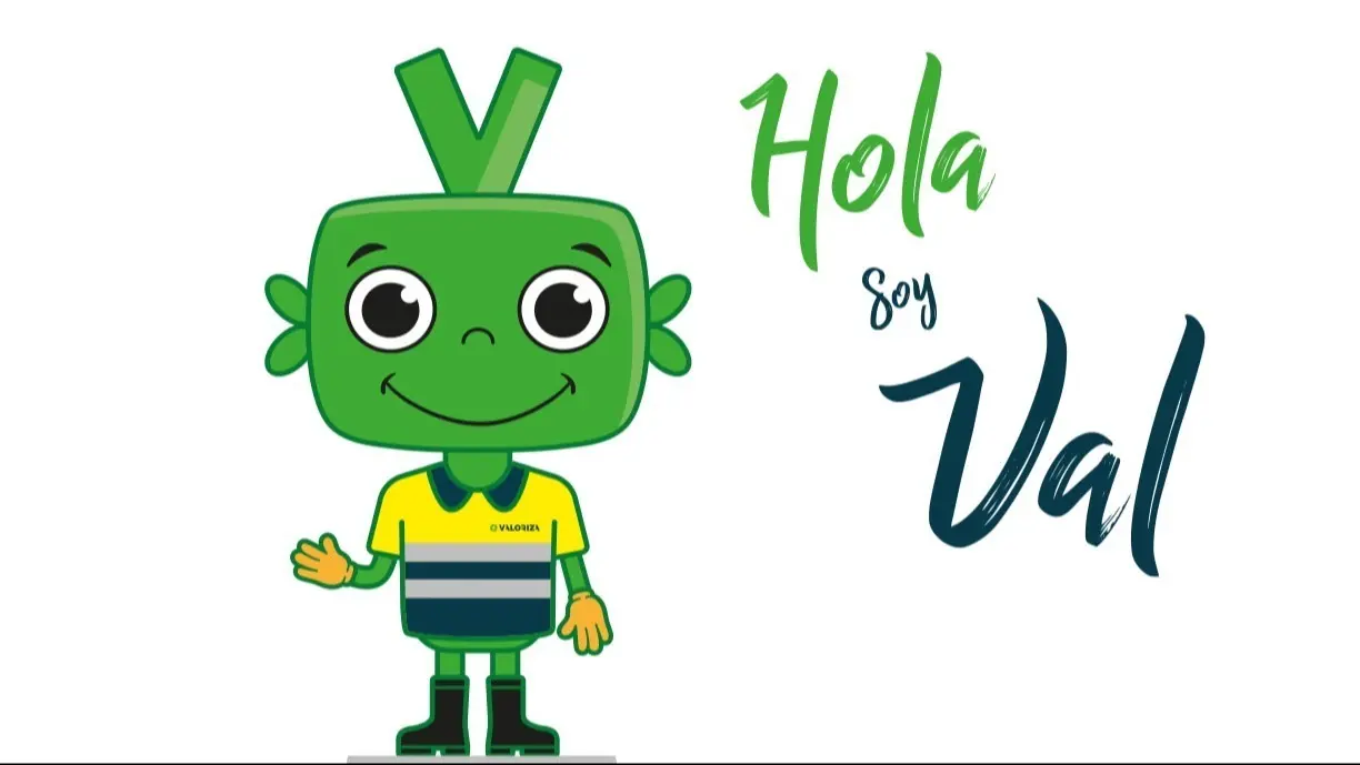 Val, la Mascota de Valoriza, ayuda a concienciar sobre Medio Ambiente