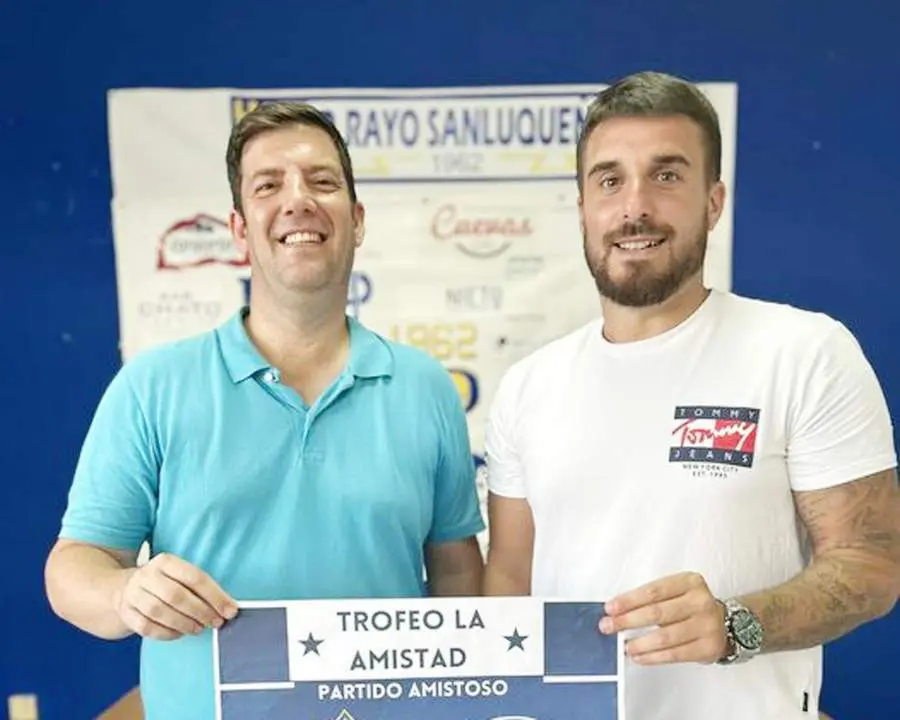 Manuel Verd&uacute; y Antonio D&iacute;az en la presentaci&oacute;n del partido - Jes&uacute;s L&oacute;pez