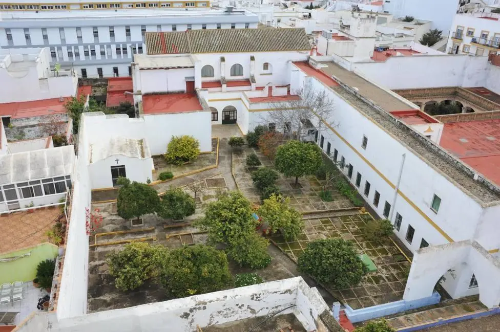 Vista &aacute;erea del convento.  - A.I.