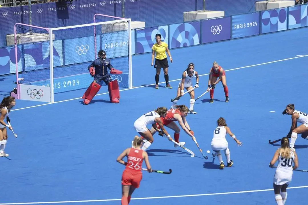 Hockey hierba femenino - Gran Breta&ntilde;a-Espa&ntilde;a. - EFE/ Sashenka Gutierrez