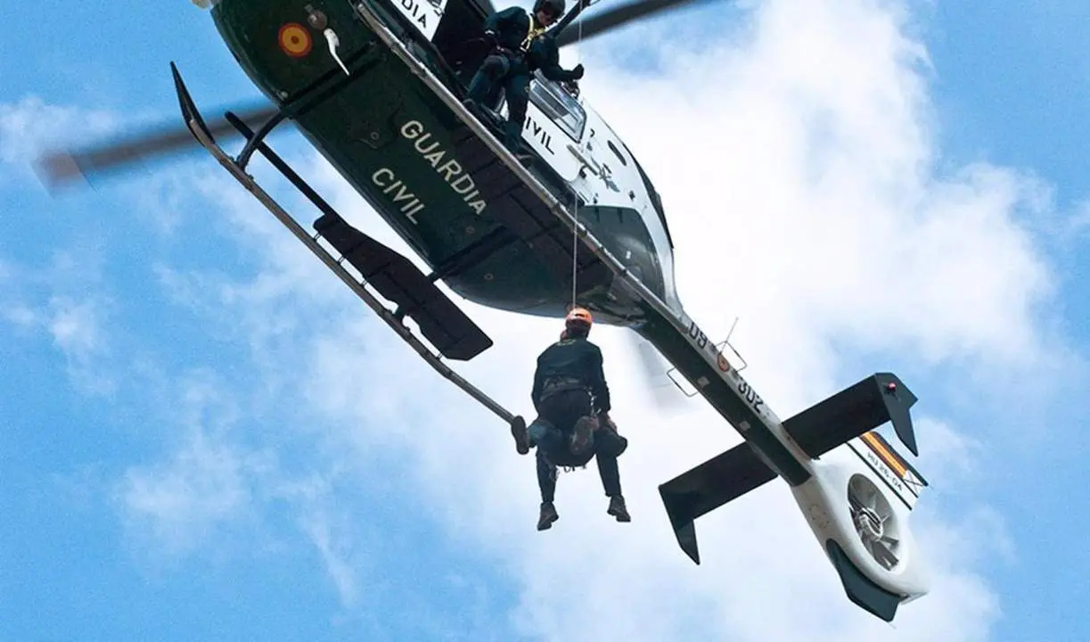 Helic&oacute;ptero. - EMERGENCIAS 112 ANDALUC&Iacute;A