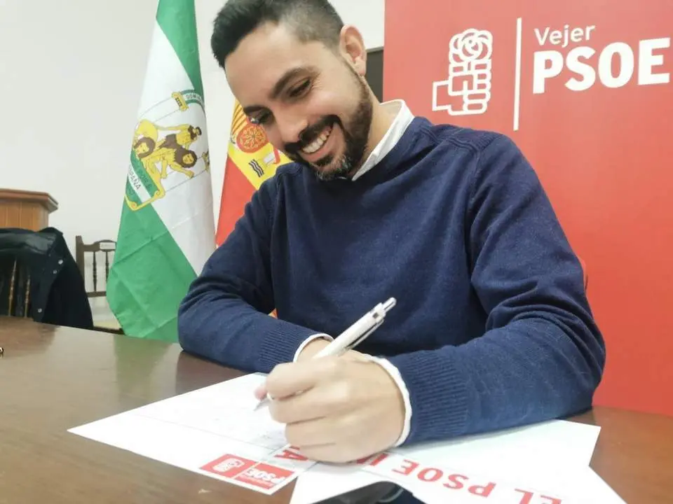Antonio Gonz&aacute;lez, portavoz del PSOE en Vejer - Perales
