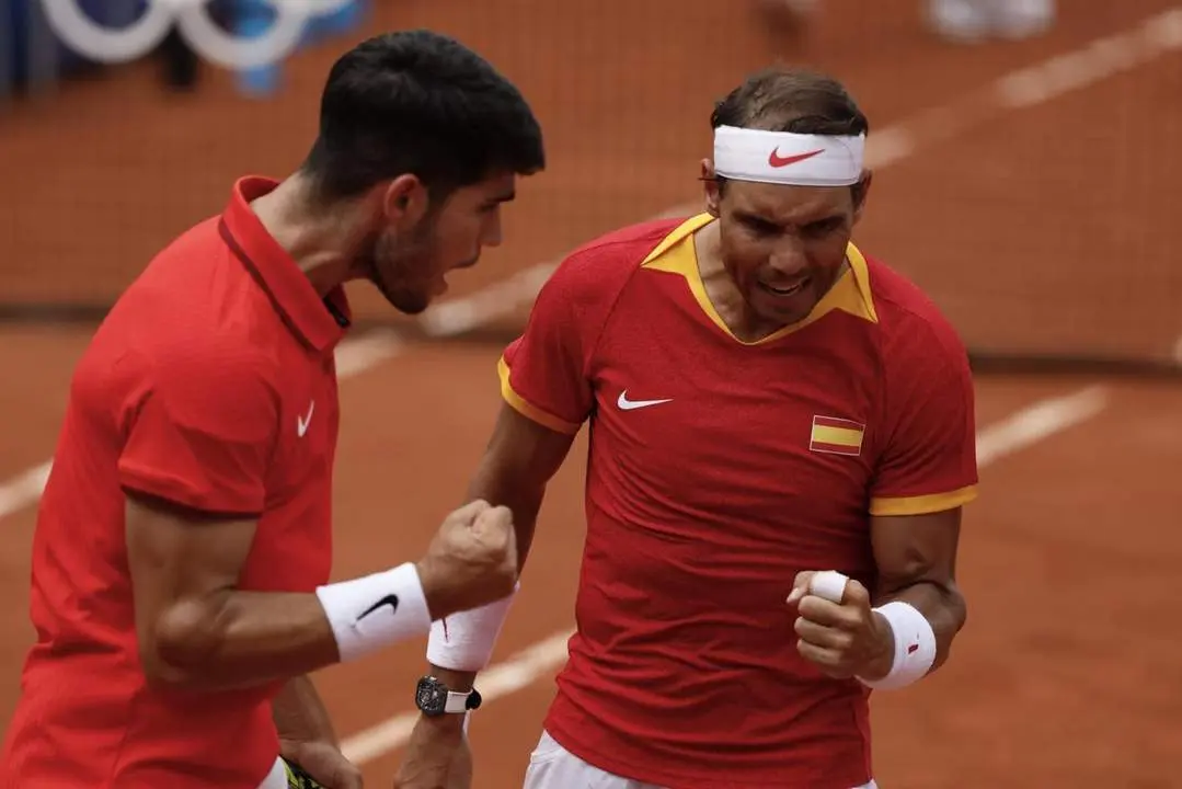 Nadal y Alcaraz en los JJOO. - EFE/Juanjo Mart&iacute;n