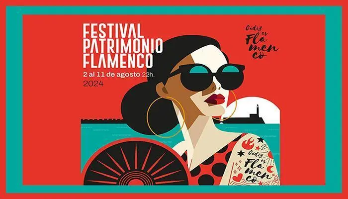 Cartel del Festival Patrimonio Flamenco. - VIVA